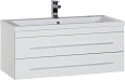 Тумба под раковину Aquanet Верона 100 белый (подвесная 2 ящика) 00175382 Тумба под раковину Aquanet Верона 100 белый (подвесная 2 ящика) 00175382