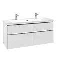 Тумба под раковину Villeroy & Boch Subway 3.0 с подсветкой Brilliant White / Brilliant White C602L0V C602L0VE Тумба под раковину Villeroy & Boch Subway 3.0 с подсветкой Brilliant White / Brilliant White C602L0V C602L0VE