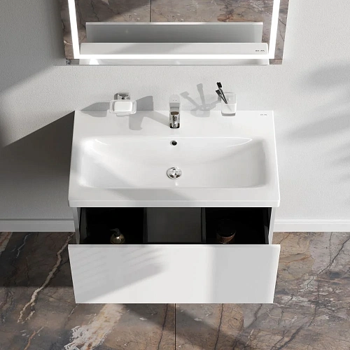 Тумба под раковину AM.PM Gem M90FHX07521WG подвесная, 75 см, push-to-open, белый Тумба под раковину AM.PM Gem M90FHX07521WG подвесная, 75 см, push-to-open, белый