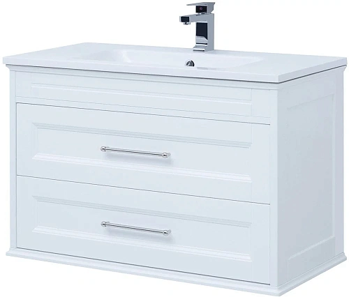 Тумба под раковину Aquanet Бостон М 100 белый 00209678 Тумба под раковину Aquanet Бостон М 100 белый 00209678