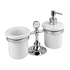 Картинка анонса товара «дозатор жидкого мыла cezares olimp-tdt хром-swarovski olimp-tdt-01-sw»