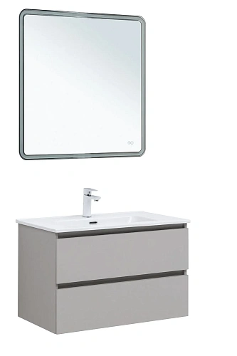 Тумба с раковиной Aquanet Вега 2.0 80 00344774 бежевый Тумба с раковиной Aquanet Вега 2.0 80 00344774 бежевый