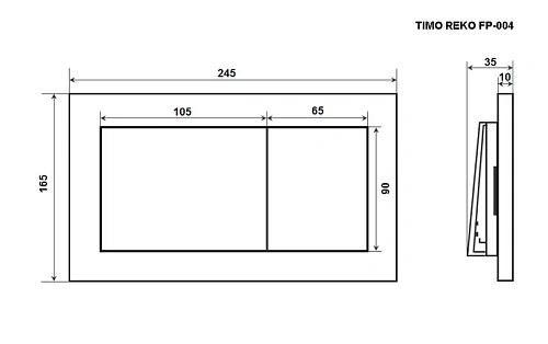Комплект унитаза Timo KULO TWC-01+FP-004W+TK-403 белый с инсталляцией, клавишей смыва REKO белая с шумоизоляцией и креплениями Комплект унитаза Timo KULO TWC-01+FP-004W+TK-403 белый с инсталляцией, клавишей смыва REKO белая с шумоизоляцией и креплениями