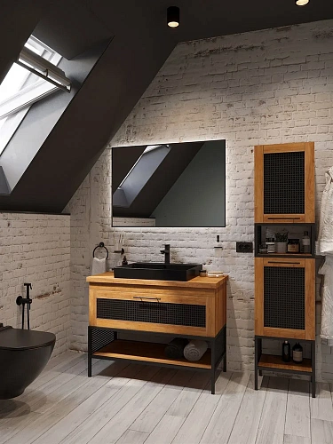 Зеркало DIWO Элиста 100 черное, с подсветкой, прямоугольное, в стиле лофт, инфракрасное управление 5 543841 Зеркало DIWO Элиста 100 черное, с подсветкой, прямоугольное, в стиле лофт, инфракрасное управление 5 543841