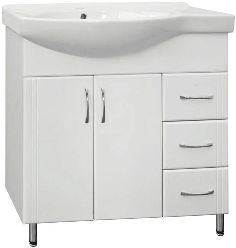 Тумба под раковину Style Line Эко Стандарт 25 (3 ящ.) ЛС-00000109 Тумба под раковину Style Line Эко Стандарт 25 (3 ящ.) ЛС-00000109