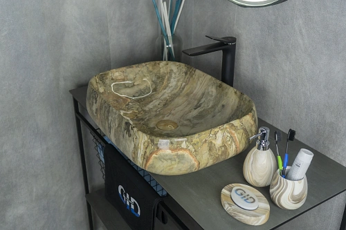 Раковина Gid Mnc186 54423 накладная под камень глянцевая 56x42x14 Раковина Gid Mnc186 54423 накладная под камень глянцевая 56x42x14