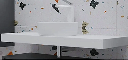 Столешница Armadi Art FLAT NERO MARQUINA 1010x460x70 869-100-NM Столешница Armadi Art FLAT NERO MARQUINA 1010x460x70 869-100-NM