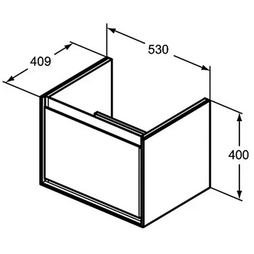 Тумба под раковину Ideal Standard CONNECT AIR E0846UK 60 см Тумба под раковину Ideal Standard CONNECT AIR E0846UK 60 см