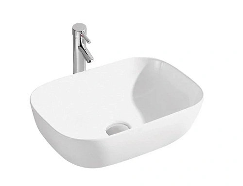 Раковина Sintesi SIN-LVB-APP-403 накладная для ванной комнаты ,белая без отверстия под смеситель Раковина Sintesi SIN-LVB-APP-403 накладная для ванной комнаты ,белая без отверстия под смеситель