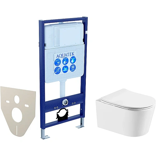 Комплект инсталляции Aquatek Standard INS-0000012 с унитазом ОБЕРОН AQ1365T-00 с сиденьем микролифт SET Aquatek ОБЕРОН T Комплект инсталляции Aquatek Standard INS-0000012 с унитазом ОБЕРОН AQ1365T-00 с сиденьем микролифт SET Aquatek ОБЕРОН T