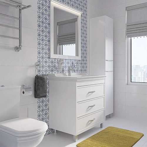 Комплект мебели STWORKI Хальмстад 80 белая, в современном стиле (комплект, гарнитур) 505656 Комплект мебели STWORKI Хальмстад 80 белая, в современном стиле (комплект, гарнитур) 505656