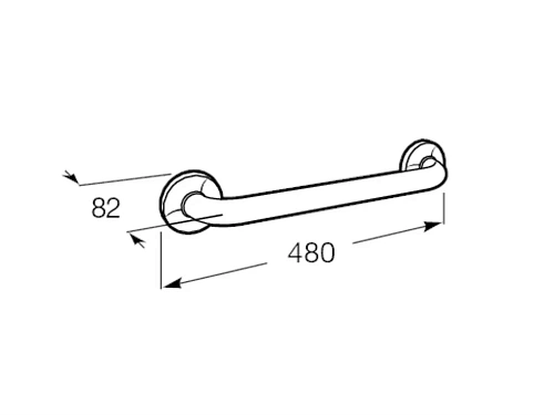 Поручень Roca антибактериальный Access Pro 816977009 Поручень Roca антибактериальный Access Pro 816977009