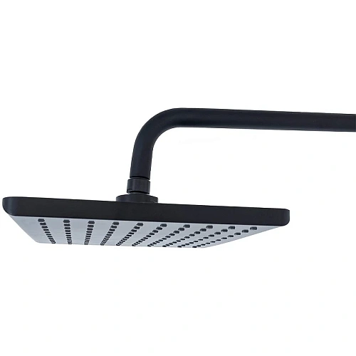 Душевая система Agger Brilliant A0394444 с изливом, черный Душевая система Agger Brilliant A0394444 с изливом, черный