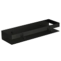 Полка Lemark SHELF LINE 400 мм с крючками, черный 9772053 Полка Lemark SHELF LINE 400 мм с крючками, черный 9772053