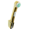 Картинка анонса товара «гигиеническая лейка hansgrohe 1jet, с держателем и шлангом 125 см, устойчивым к давлению, 32129990, полированное золото»