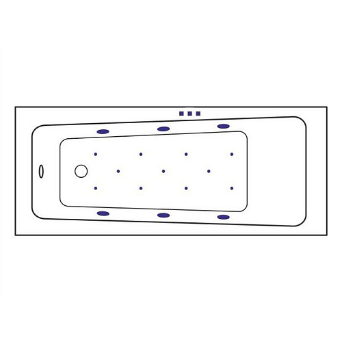 Акриловая ванна EXCELLENT Ava 170x70 RELAX бронза WAEX.AVA17.RELAX.BR Акриловая ванна EXCELLENT Ava 170x70 RELAX бронза WAEX.AVA17.RELAX.BR