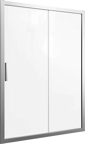 Душевая дверь STWORKI Стокгольм 140 см профиль хром матовый, раздвижная, прозрачное стекло 451467 Душевая дверь STWORKI Стокгольм 140 см профиль хром матовый, раздвижная, прозрачное стекло 451467