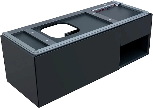 Тумба под раковину Allen Brau Infinity 120 1.21006.AM L антрацит матовый Тумба под раковину Allen Brau Infinity 120 1.21006.AM L антрацит матовый