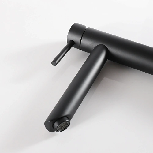 Смеситель для раковины Gid Berlin SS080-BM-D SS080BMD черный матовый Смеситель для раковины Gid Berlin SS080-BM-D SS080BMD черный матовый