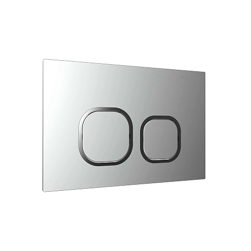 Клавиша смыва Aquatek KDI-0000058 BС хром матовый ободок хром Клавиша смыва Aquatek KDI-0000058 BС хром матовый ободок хром