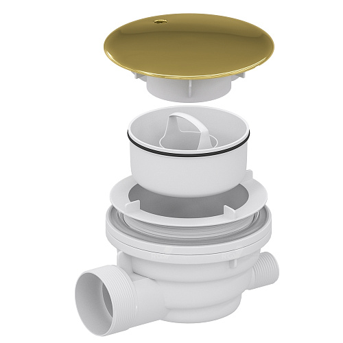 Сифон для поддона RGW Velplex QYD-01 золото 18241101-06 Сифон для поддона RGW Velplex QYD-01 золото 18241101-06