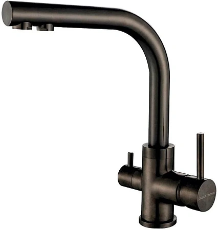 Смеситель для кухни ESSEN, PVD, вороненая сталь, 213011-GM, Paulmark Es213011-GM Смеситель для кухни ESSEN, PVD, вороненая сталь, 213011-GM, Paulmark Es213011-GM