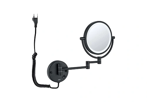 Зеркало косметическое Aquatek AQ4915MB черный матовый Зеркало косметическое Aquatek AQ4915MB черный матовый