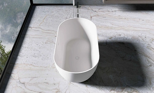 Ванна из искусственного камня Vincea VBT-4S04MW, 1700x800x560, белый матовый, слив-перелив в комплекте Ванна из искусственного камня Vincea VBT-4S04MW, 1700x800x560, белый матовый, слив-перелив в комплекте