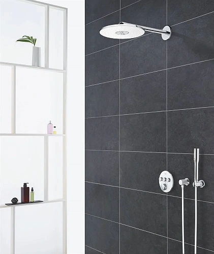 Смеситель для душа GROHE Grohtherm SmartControl на 3 выхода, белая луна (29904LS0) внешняя часть тер Смеситель для душа GROHE Grohtherm SmartControl на 3 выхода, белая луна (29904LS0) внешняя часть тер