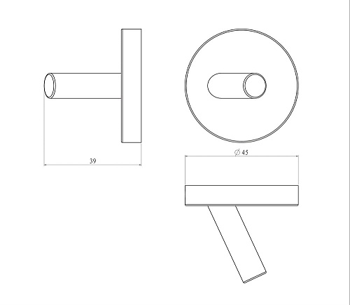 Крючок Rush Bianki BI76210 одинарный Крючок Rush Bianki BI76210 одинарный