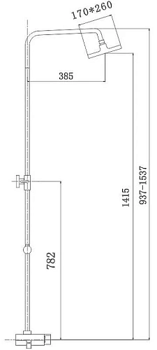 Душевая система Haiba HB2418 Душевая система Haiba HB2418
