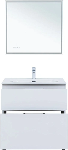 Тумба под раковину Aquanet Алвита New 80 00344134 напольная, белый матовый Тумба под раковину Aquanet Алвита New 80 00344134 напольная, белый матовый