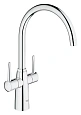 Смеситель для кухни GROHE Ambi, высокий излив, хром (30189000) Смеситель для кухни GROHE Ambi, высокий излив, хром (30189000)