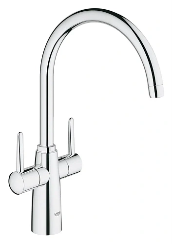 Смеситель для кухни GROHE Ambi, высокий излив, хром (30189000) Смеситель для кухни GROHE Ambi, высокий излив, хром (30189000)
