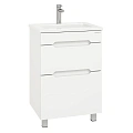 Тумба под раковину Onika Айленд 60 см 106155 напольная, белая (для Элина 60) Тумба под раковину Onika Айленд 60 см 106155 напольная, белая (для Элина 60)