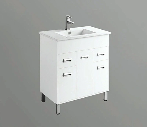 Раковина CeramaLux 9080E врезная, белый Раковина CeramaLux 9080E врезная, белый