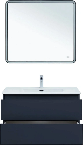 Тумба под раковину Aquanet Вега 2.0 90 маренго 00337950 подвесная Тумба под раковину Aquanet Вега 2.0 90 маренго 00337950 подвесная