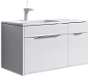 Тумба под раковину AQWELLA Malaga 90см Mal.01.09/L подвесная, левая белая