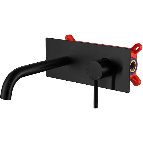 Смеситель для раковины VENTAS R 076010 скрытого монтажа, совместный, черный матовый Смеситель для раковины VENTAS R 076010 скрытого монтажа, совместный, черный матовый