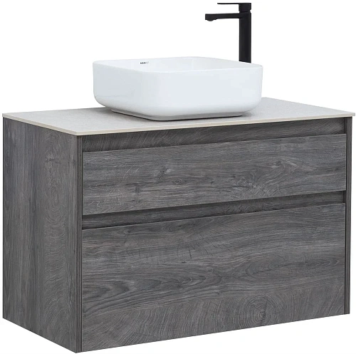 Тумба под раковину Aquanet Nova Lite 90 дуб рошелье (2 ящика) 00242267 Тумба под раковину Aquanet Nova Lite 90 дуб рошелье (2 ящика) 00242267