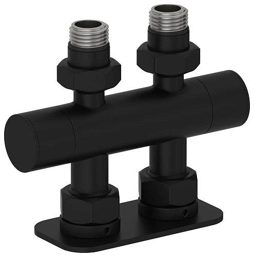 Вентиль Сунержа прямой скрытый-скрытый EU50 31-1417-1234 Матовый черный Вентиль Сунержа прямой скрытый-скрытый EU50 31-1417-1234 Матовый черный