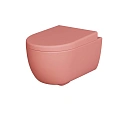 Унитаз подвесной Abner 103T20901R (545x360x330) матовый розовый безободковый с толстой крышкой 103T20901R-102T20901 Унитаз подвесной Abner 103T20901R (545x360x330) матовый розовый безободковый с толстой крышкой 103T20901R-102T20901