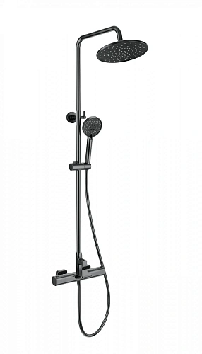 Душевая система Wonzon & Woghand с термостатом, темный графит (WW-C3017-A-BGG) Душевая система Wonzon & Woghand с термостатом, темный графит (WW-C3017-A-BGG)