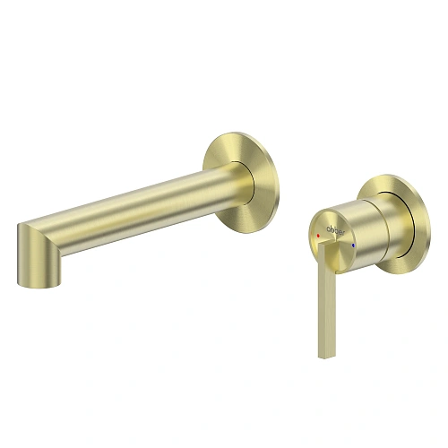 Смеситель для раковины ABBER Perfekte 316 AF8A12BG скрытый монтаж золото брашированное Смеситель для раковины ABBER Perfekte 316 AF8A12BG скрытый монтаж золото брашированное