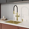 Смеситель для кухни IDDIS Ikon (IKNMGFFi05) под фильтр с гибким изливом, матовое золото Смеситель для кухни IDDIS Ikon (IKNMGFFi05) под фильтр с гибким изливом, матовое золото