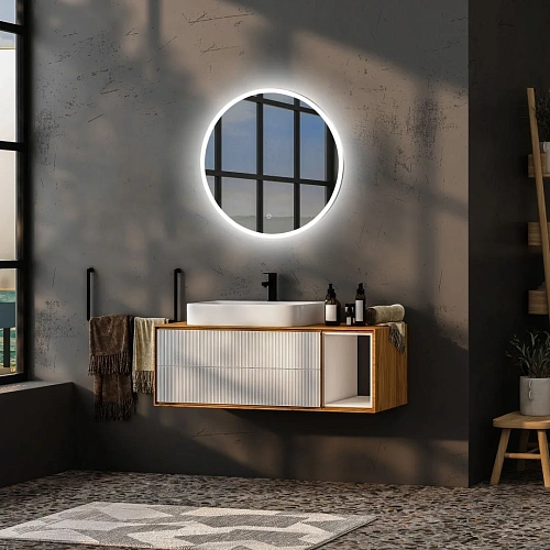 Зеркало ABBER Mond AG6202S-0.65 с подсветкой, сенсор, диммер Зеркало ABBER Mond AG6202S-0.65 с подсветкой, сенсор, диммер