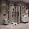 Душевой уголок GROSSMAN Cosmo 300.K33.02.9090.21.00 (90x90x195) квадрат,раздвижн,черн. матов.,стекло прозрачн Душевой уголок GROSSMAN Cosmo 300.K33.02.9090.21.00 (90x90x195) квадрат,раздвижн,черн. матов.,стекло прозрачн