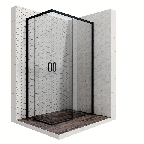 Душевой уголок Ambassador Queen 11011205RBlack (1200x800x2000) Душевой уголок Ambassador Queen 11011205RBlack (1200x800x2000)