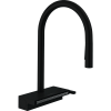 Картинка анонса товара «смеситель для кухни hansgrohe aquno select m81 73831670 матовый черный»