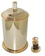 Детальная картинка товара «корзина для мусора boheme murano 10907-ch-g gold металл (шоколад)»